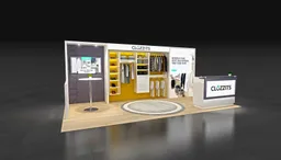10x20 Inline booth design by Reaction Space